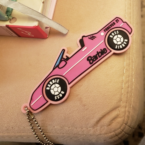 Mattel Accessories - 💞 Barbie Pink Boss Corvette Keychain & Bagcharm